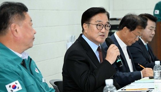 우원식 국회의장, 파주 접경지역 주민 간담회