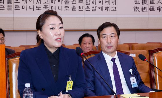 [국감]직접 출석해 답하는 강혜경 씨