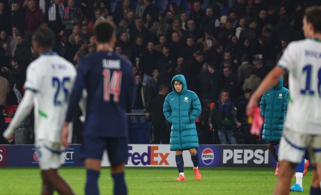 PSG:에인트호번 결국 무승부... 아쉬운 표정 짓는 이강인