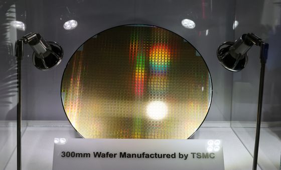 반도체대전…TSMC 반도체 웨이퍼