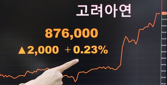 자사주 공개매수 종료, 고려아연 종가는?