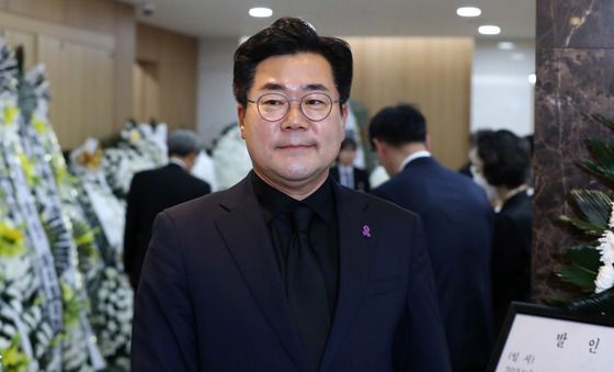 이상득 전 의원 조문 마친 박찬대 원내대표