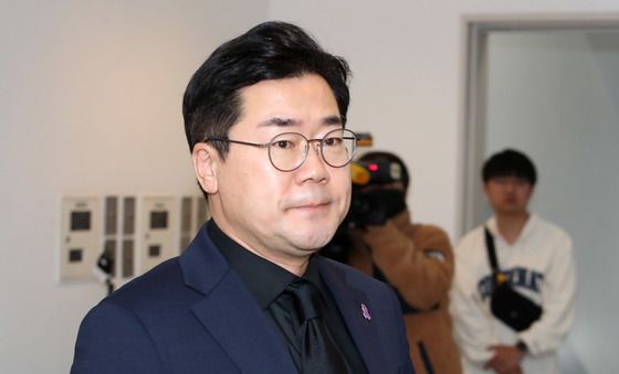 이상득 전 의원 빈소 향하는 박찬대 원내대표