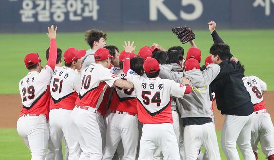 한국시리즈 차지한 기아 타이거즈