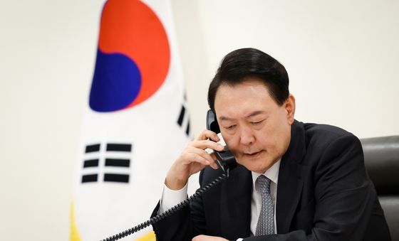 윤석열 대통령, 젤렌스키 우크라이나 대통령과 통화