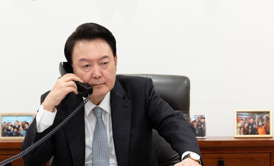 윤석열 대통령, 젤렌스키 우크라이나 대통령과 통화