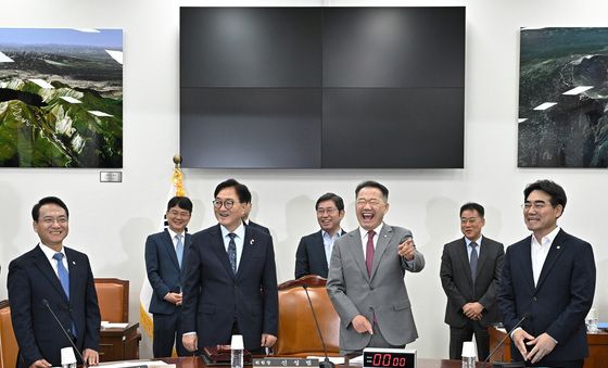 [국감] 국회 정보위 경찰청 국감 방문한 우원식 국회의장