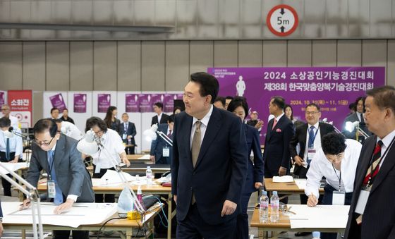 윤석열 대통령, 2024 소상공인 기능경진대회 참관