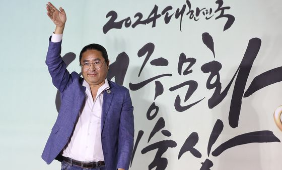 김한민 감독, 대중문화예술상 참석