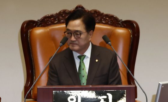 김건희 여사·채해병 특검법 재의 요구 설명하는 법무장관