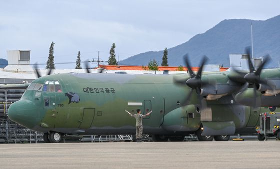 레바논 교민 귀국 지원 위해 C130J '슈퍼 허큘리스' 투입