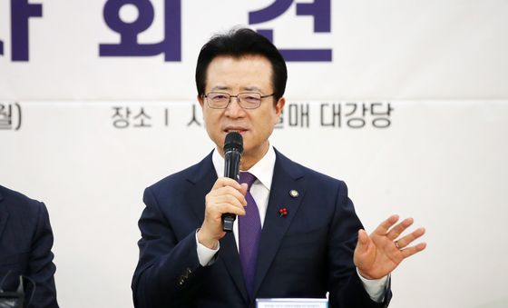 기자회견 갖는 오정현 한국교회 연합예배 공동대표