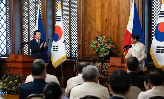 한·필리핀 정상 공동언론발표