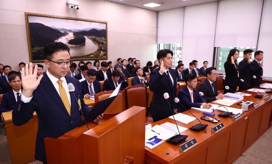 [국감]농해수위 국정감사 증인선서