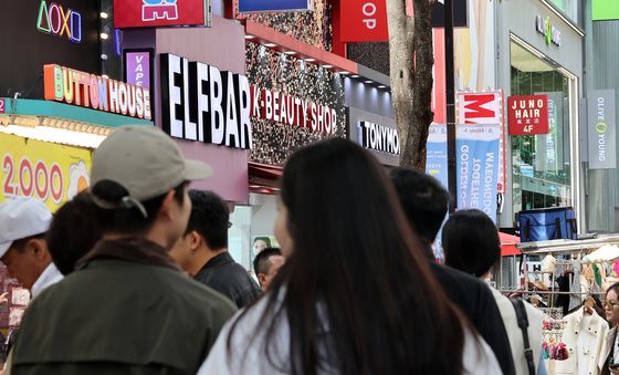 한국어만 없는 명동거리