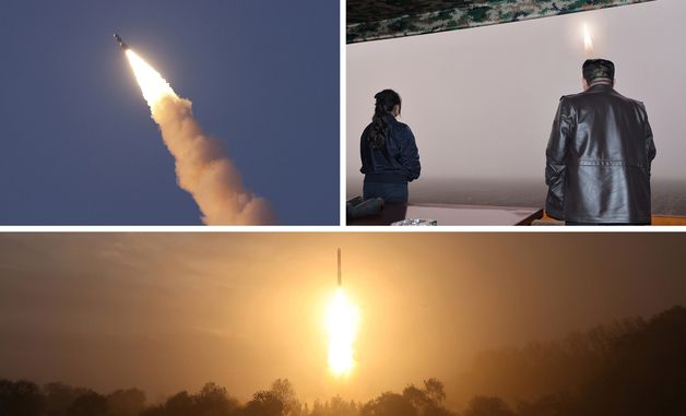 북한 "공화국 전략무력의 절대적 우세 영구화"…신형 ICBM 공개