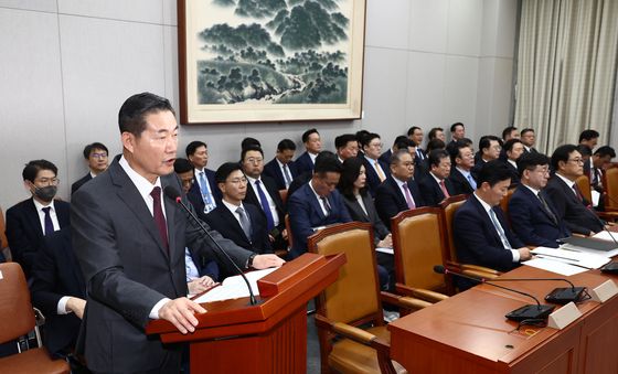 [국감]업무보고하는 신원식 국가안보실장