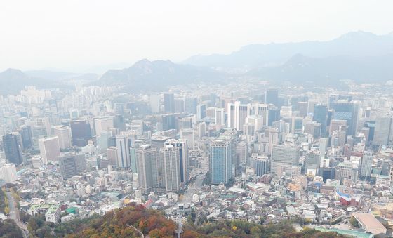 단풍 번져가는 남산