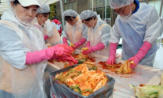 취약계층 위한 사랑의 김장