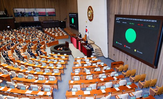 세번째 김건희 특검법 통과, 여당의 빈자리