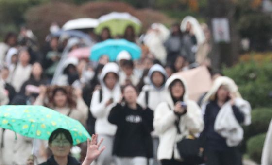 수능 끝난 기분 만끽하는 수험생들