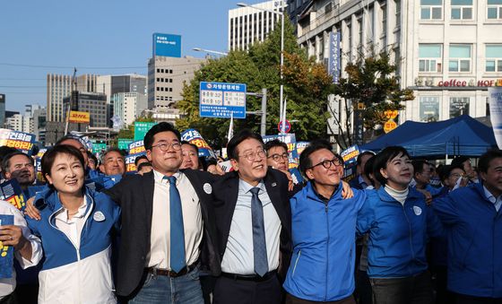 김건희 특검법 통과 촉구 '하나된 민주당'