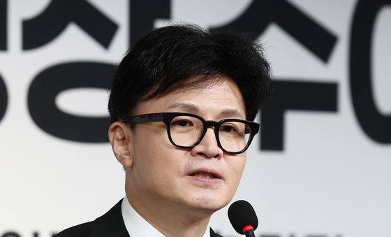 인사말 하는 한동훈 대표