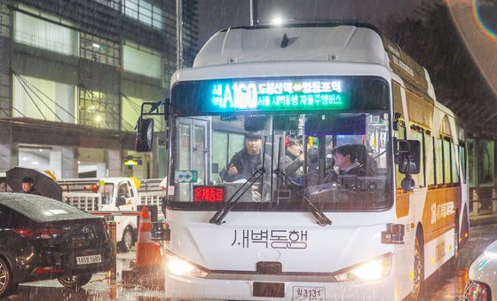 '새벽동행 자율주행버스'  출발합니다