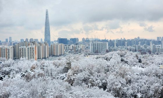 폭설 내린 서울