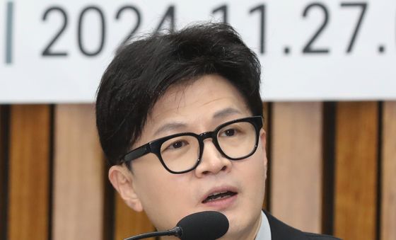 발언하는 한동훈 대표