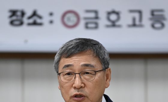 인사말 하는 정근식 서울시교육감