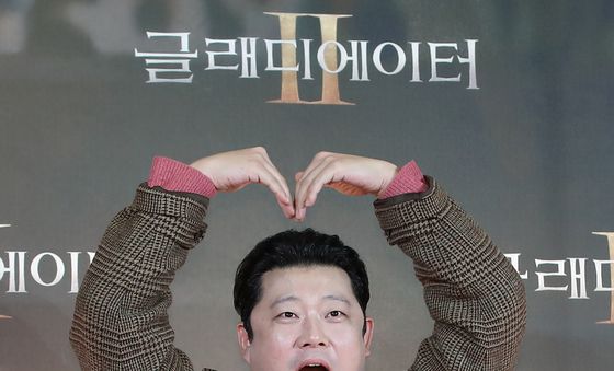 '흑백요리사' 장호준 셰프 '글래디에이터2' 보러 왔어요