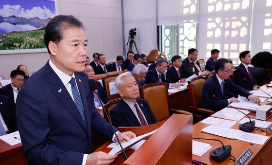 김영호 통일장관, 예산안 제안설명