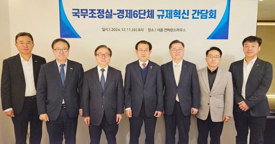 경제6단체·국무조정실 규제혁신 간담회