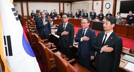 尹 탄핵 후 첫 국무회의