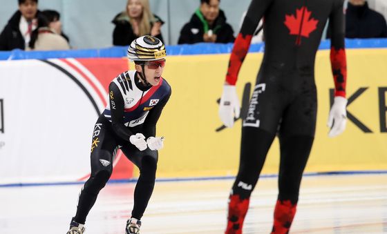 ISU 쇼트트랙 월드투어 서울 대회 혼성 계주 1위한 대한민국