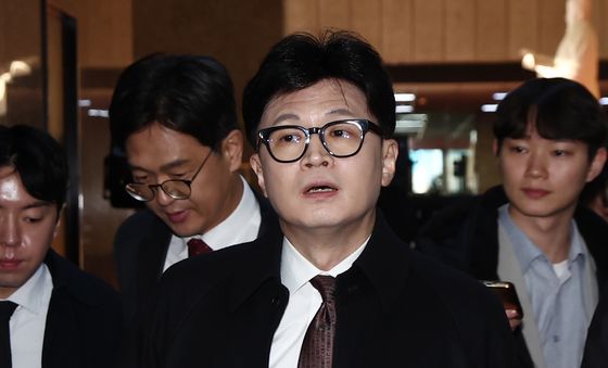 출근하는 한동훈