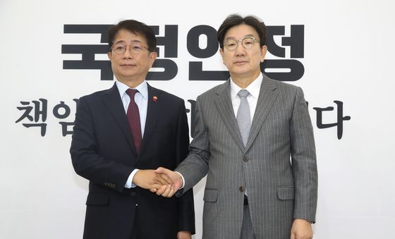 권성동 대표 권한대행, 박상우 장관 접견