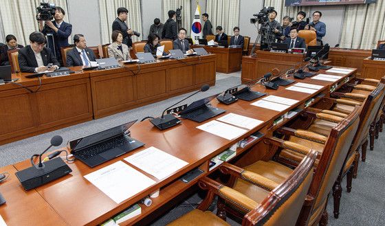 국민의힘 '국회 운영위 전체회의 불참'