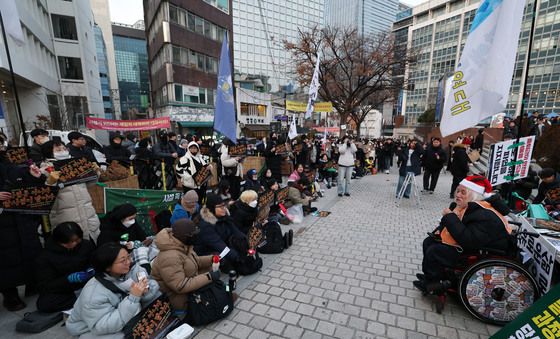 발언하는 박경석 대표