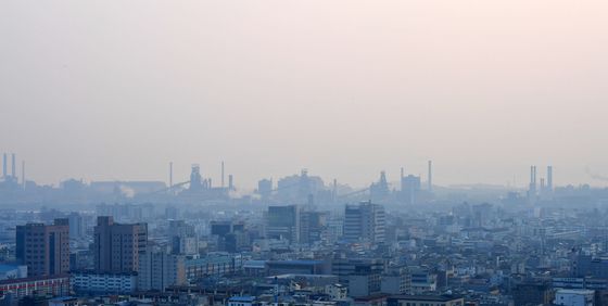 미세먼지 찾아온 포항