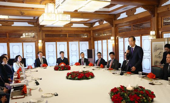 한 대행, 주요 미국계 외국인투자기업 오찬간담회