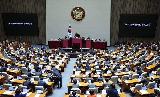 한덕수 국무총리 탄핵소추안 상정