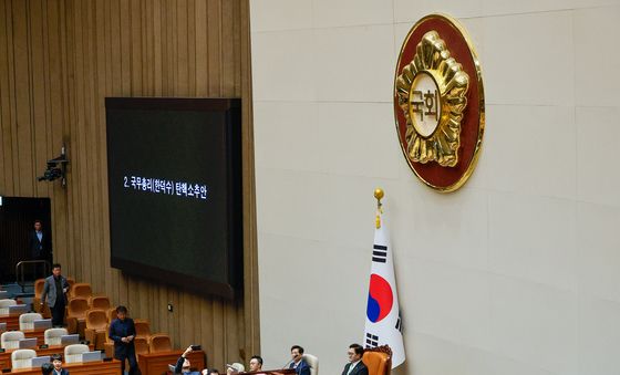 대통령 권한대행 탄핵에 항의하는 與