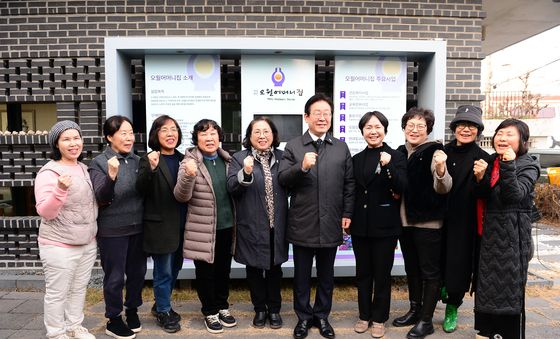 오월어머니들 만난 이재명 민주당 대표