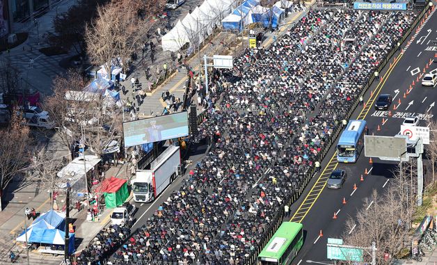 세종대로에서 열린 전국 주일 연합 예배