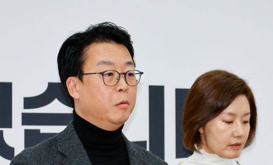 최고위 브리핑하는 곽규택 수석대변인