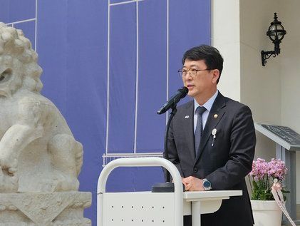 최응천 문화재청장, 간송미술관 재개관전 개막식 축사