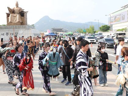 서울세계도시문화축제 열리는 광화문광장