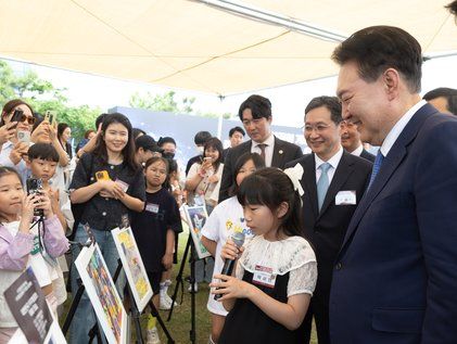 윤석열 대통령 '미래세대와 함께 우주항공 축제'